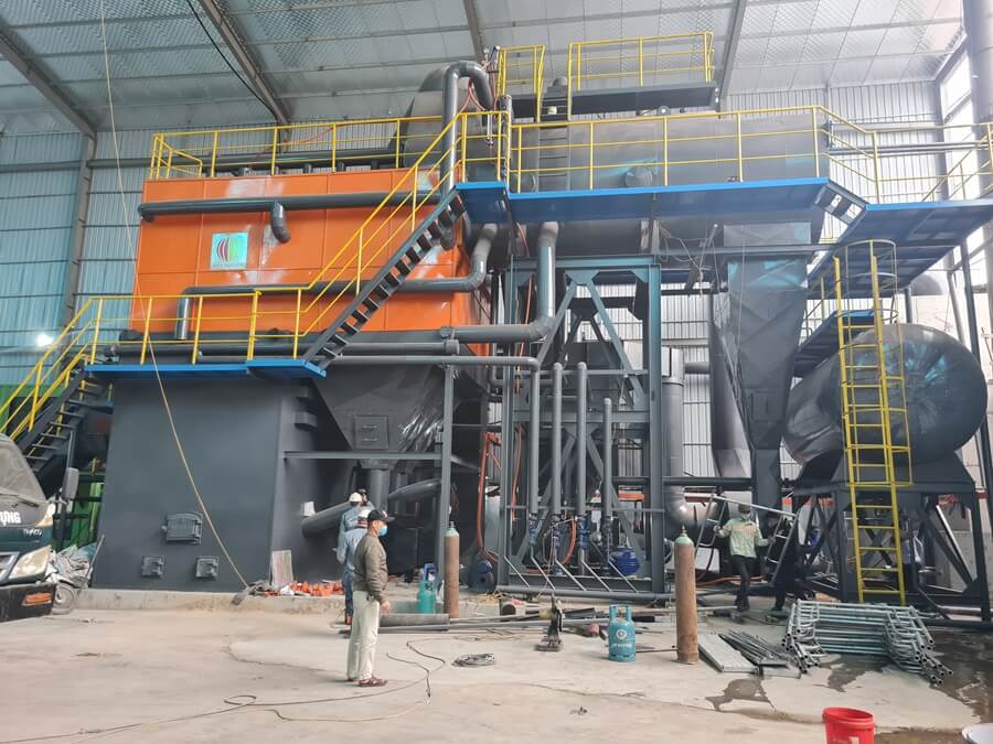 Lò hơi công nghiệp cần được xử lý cáu cặn đúng quy định