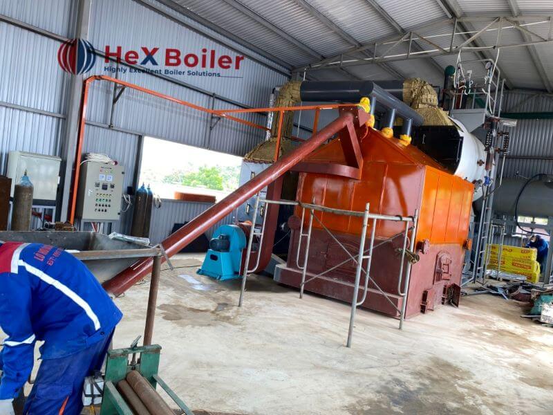 chi tiết lò hơi đốt củi