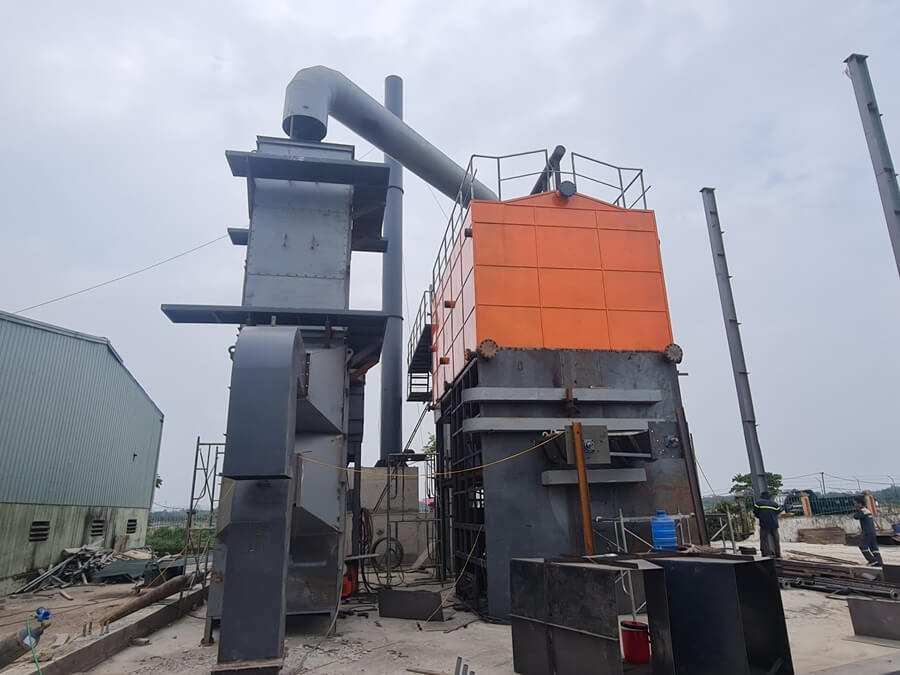 log hơi đốt biomass