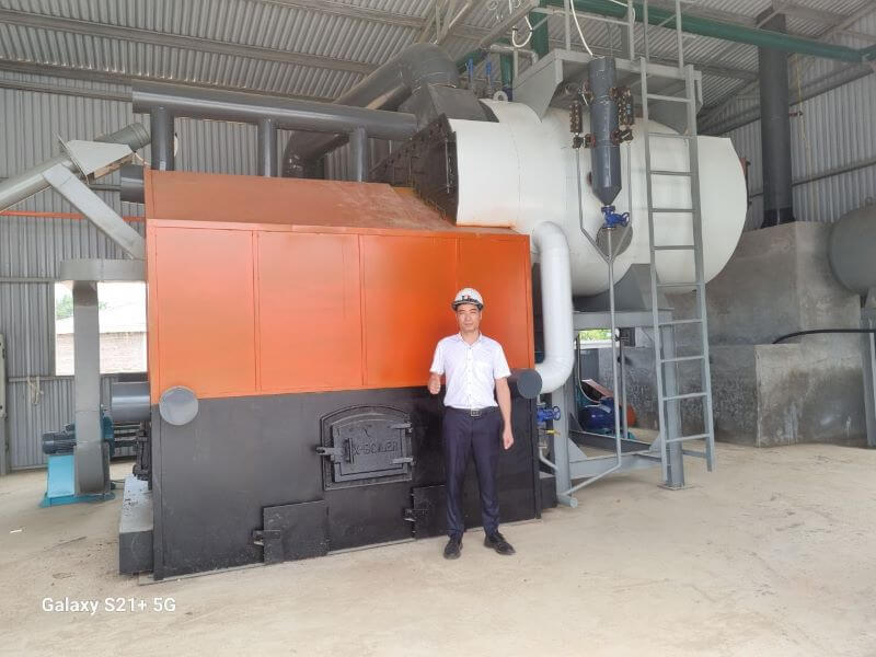 tăng hiệu suất với nồi hơi đốt than công suất cao