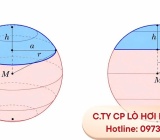 Ứng dụng công thức tính chỏm cầu trong gia công bồn bể công nghiệp